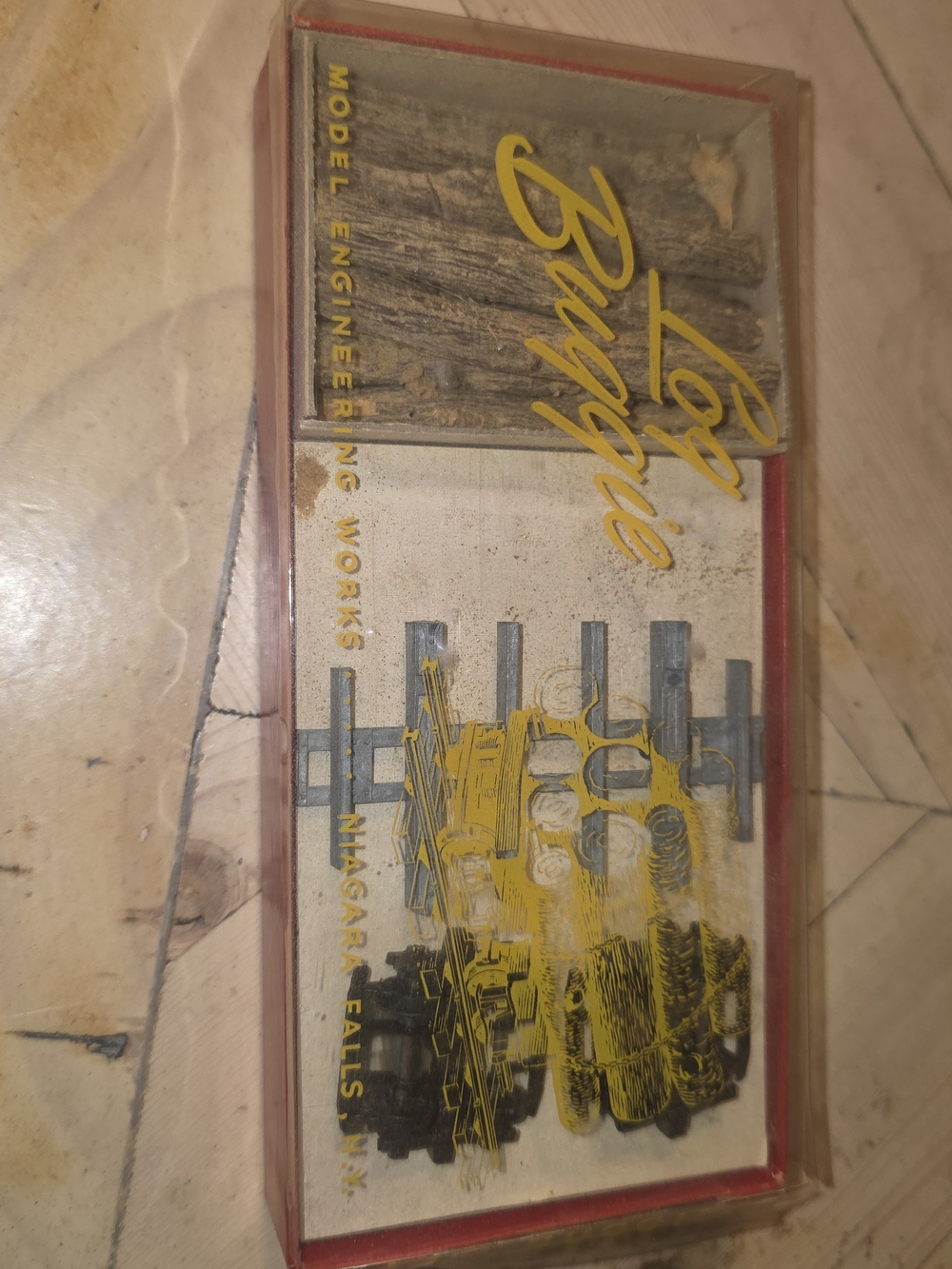 Vintage HO Scale Model Tzin Kit "Log BUGGIE"
